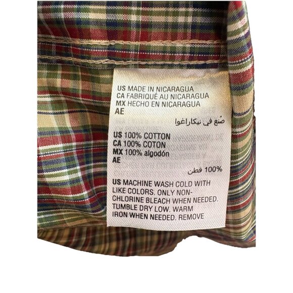 Club Room Performance Dress Shirt Plaid Holiday Mens 18 36-37 Regular Fit NWOT - Picture 4 of 4